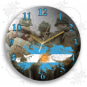 Reloj de acrilico Islas Malvinas, no olvidar.