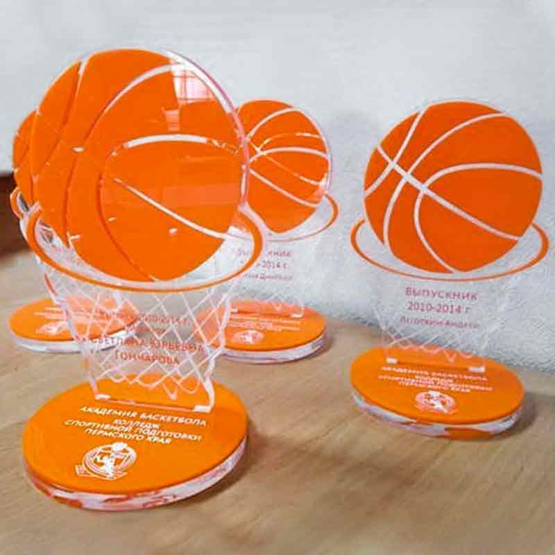 Trofeo a color mod. 462 basquet, baloncesto, Souvenir