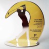 Trofeo Mod.460 golf,  Placa De Acrílico, Premio Souvenir