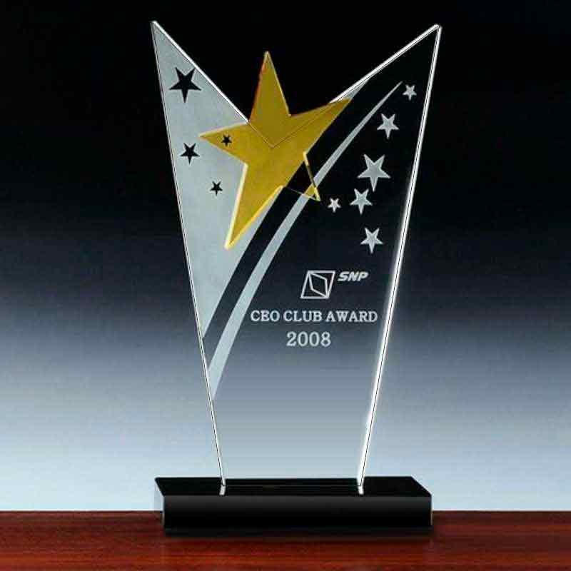 Trofeo de acrilico Mod.459 Gold Star