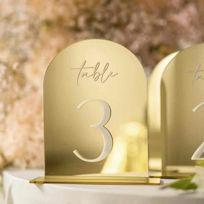 Numeros de mesa Mod. 471 Gold, fiesta 15, boda, casamiento