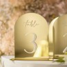 Numeros de mesa Mod. 471 Gold, fiesta 15, boda, casamiento