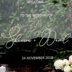 Cartel acrilico welcome boda, cartel casamiento, fiesta