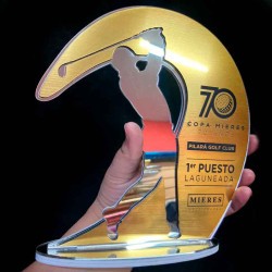 Trofeo Mod.460 golf,  Placa De Acrílico, Premio Souvenir