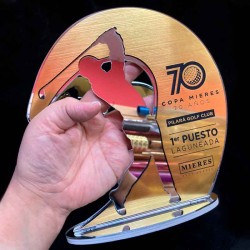 Trofeo Mod.460 golf,  Placa De Acrílico, Premio Souvenir