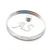 100 Etiquetas de acrilico silver