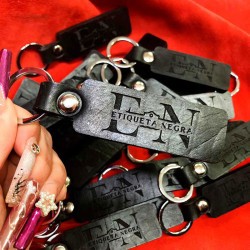 Llaveros de cuero grabado x mayor Mod.494