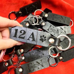 Llaveros de cuero grabado x mayor Mod.494