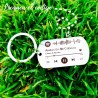 Llavero acero Spotify, Grabado, Personalizado