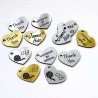Etiquetas Simil Metal Grabado Personalizado 2,5 Cm
