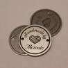 Etiquetas Simil Metal Grabado Personalizado 2,5 Cm