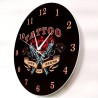 Reloj de acrilico para pared Diseño: tattoo