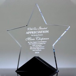 Placa De Acrílico, Premio, Trofeo estrella, Souvenir, Placa De Acrílico