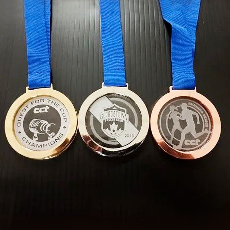 Medalla De Acrilico Trofeo Combinada