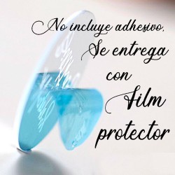 50 Etiquetas de acrilico 2,5cm Mod.416