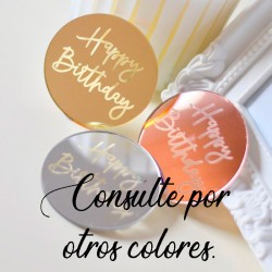 50 Etiquetas de acrilico 2,5cm Mod.416