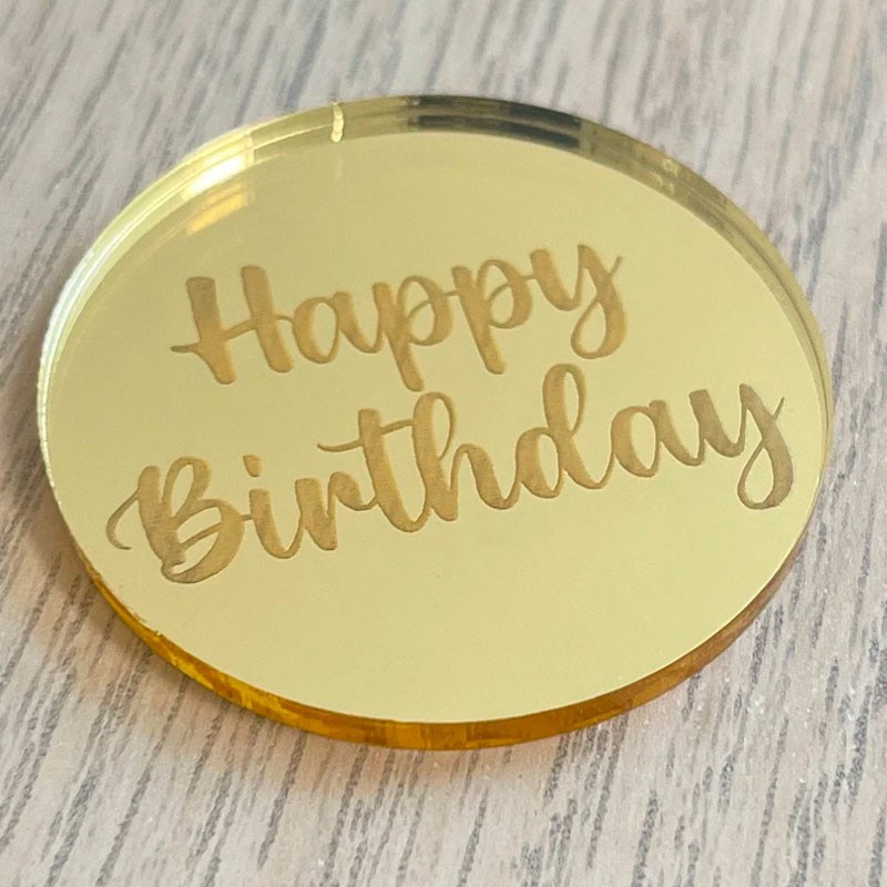 50 Etiquetas de acrilico 2,5cm Mod.416