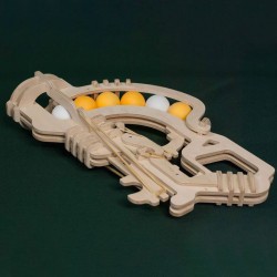 Juguete, Ping Dispara Pong, Lanzador Pelotitas, Dia Del Niño