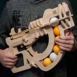 Juguete, Ping Dispara Pong, Lanzador Pelotitas, Dia Del Niño