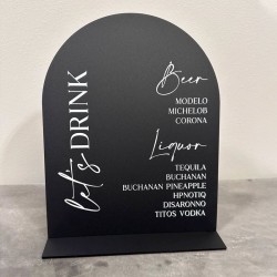 Menu bebidas, the bar, fiesta 15, boda, casamiento