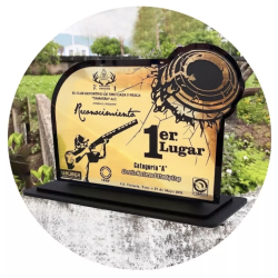 Placa De Acrílico, Trofeos, Premio Mod.355