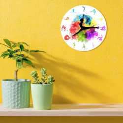 Reloj de acrilico para pared Diseño danza