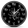 Reloj de acrilico para pared Diseño: átomo