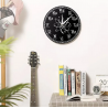 Reloj de acrilico para pared Diseño: átomo