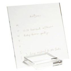 Pizarra mod.595 de acrílico Con marcador a la tiza. Pad Tablet Memo