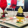 Marcador de lugar arbolito de navidad de acrilico Mod.655