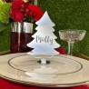 Marcador de lugar arbolito de navidad de acrilico Mod.655