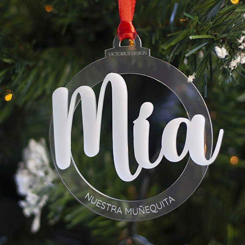 Bola de navidad de acrilico Mod.658