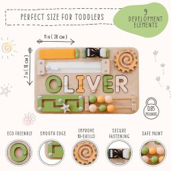 Tablero Sensorial, Puzzle Panel, Juego Didactico Mod.675