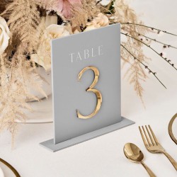 -Pack x 12- Números de mesa color mod.677