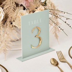 -Pack x 12- Números de mesa color mod.677