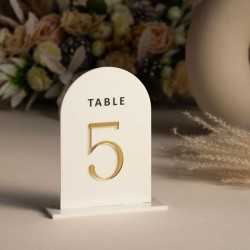 -Pack x 5 - Números de mesa mod.678