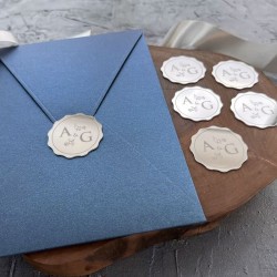 -Sobres Con Sellos Decorativos- Mod.679 - Etiquetas P/ Invitacion Boda