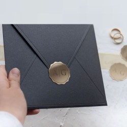 -Sobres Con Sellos Decorativos- Mod.679 - Etiquetas P/ Invitacion Boda