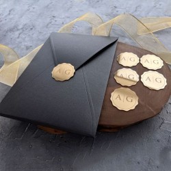 -Sobres Con Sellos Decorativos- Mod.679 - Etiquetas P/ Invitacion Boda