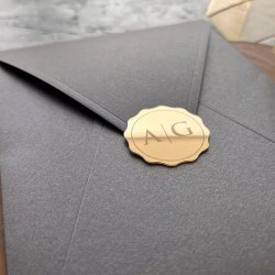 -Sobres Con Sellos Decorativos- Mod.679 - Etiquetas P/ Invitacion Boda