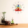 Reloj de acrilico pared Diseño: yoga transparente