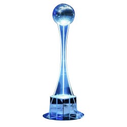 Centro De Mesa Bola Disco Luz Led, 15 Años, Boda, Graduacion