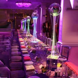 Centro De Mesa Bola Disco Luz Led, 15 Años, Boda, Graduacion