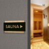 Cartel Habitacion Hotel Numero, Sauna, Gym, Sala Conferencia