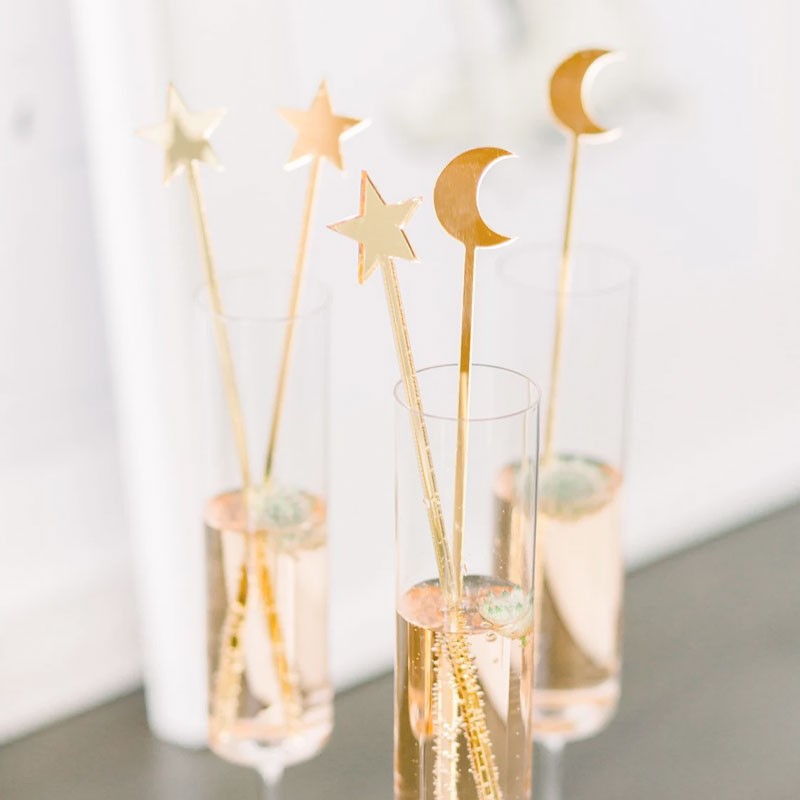 Revolvedor Mod.697 luna y estrellas Trago Revolvedor Espejado