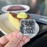 6 Tarjetas Cartel Menú simil metal Restaurante Qr Redes Pagos