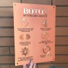 Cartel glam salon de belleza, estetica, Mod.737 aplic. Botox