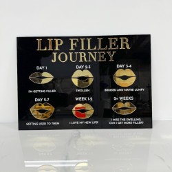 Cartel Glam Lip Filler, Salon De Belleza, Estetica, Mod.738