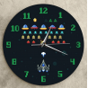 Reloj de acrilico para pared Diseño: game retro invasores de pixeles