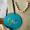 Cartel Open and Closed con detalles espejados